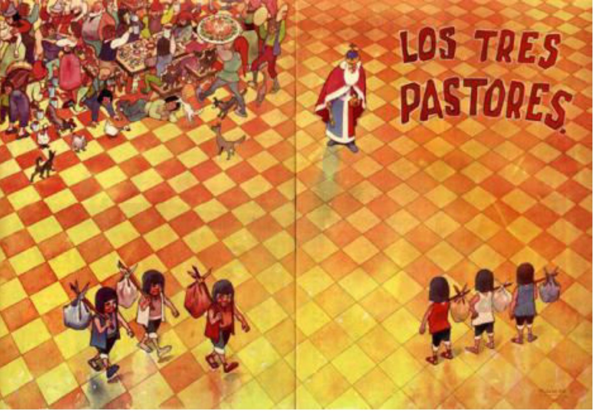 Portada del libro Los Tres Pastores, 1974